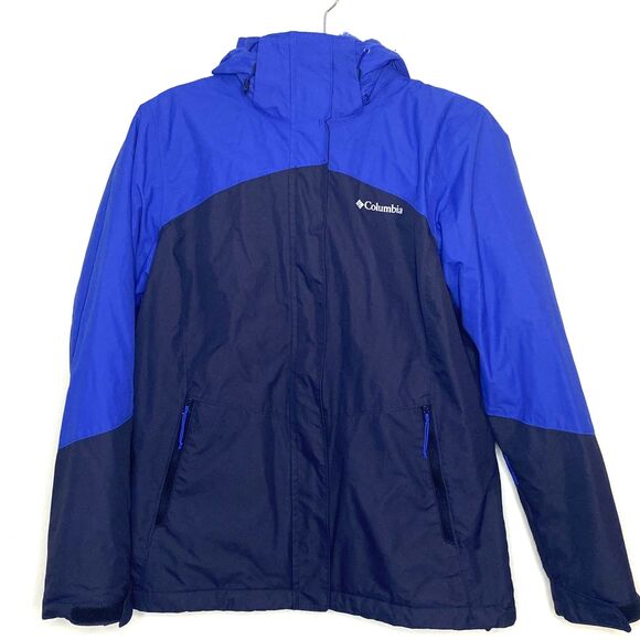 Columbia Womens Blue Bugaboo™ II Fleece Interchange Colorblock Gorpcore Jacket M - Picture 2 of 16